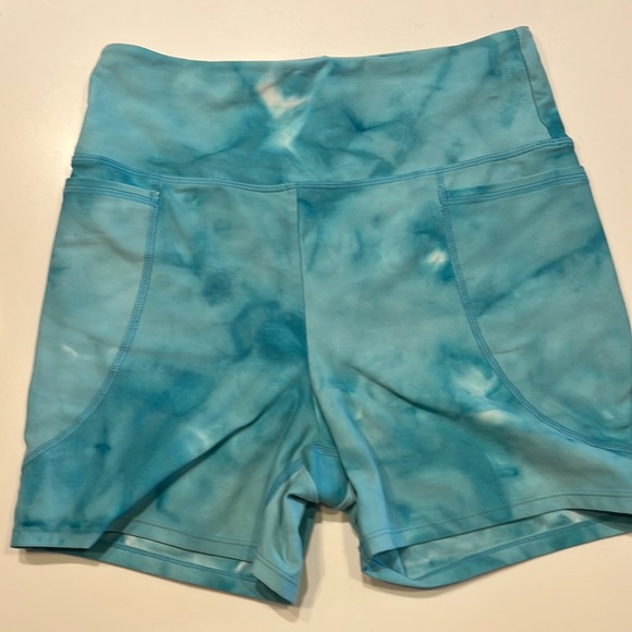 JoyLab Shorts Joylab Blue Tye Dye Bike Shorts Poshmark